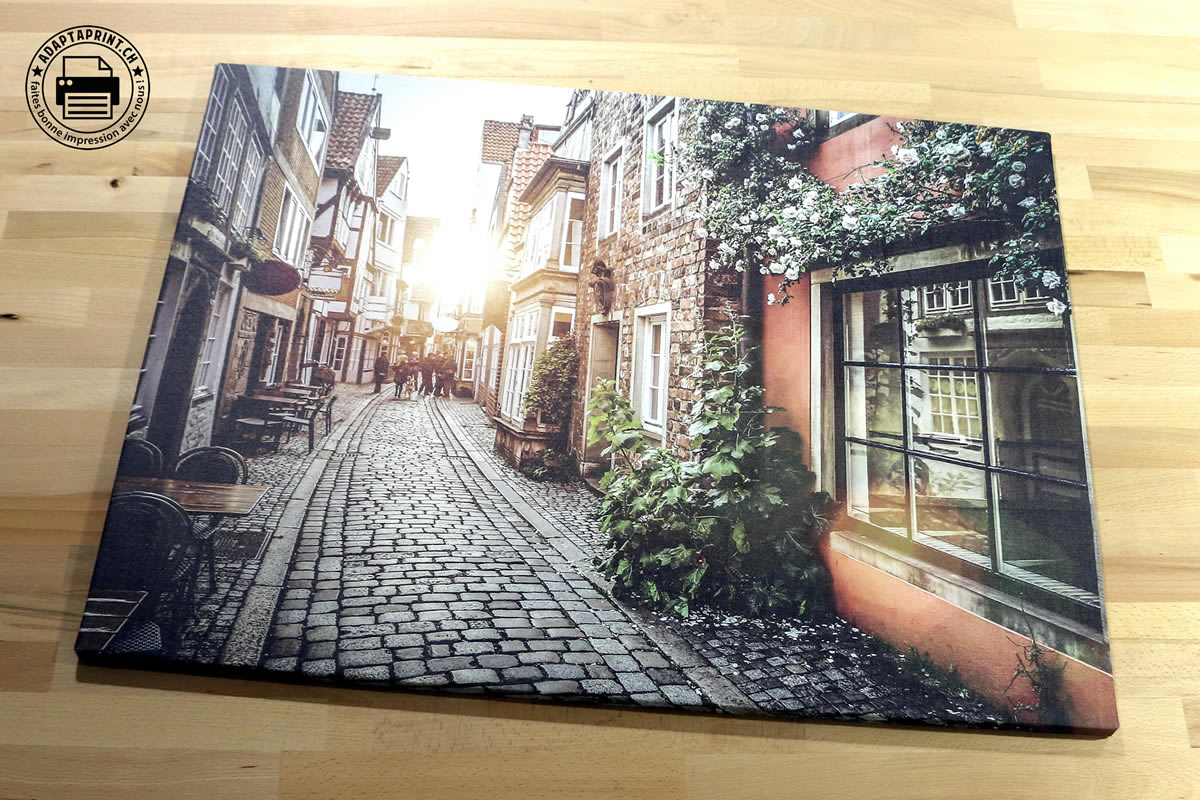 Nouveau - impression sur toile Canvas, avec châssis bois