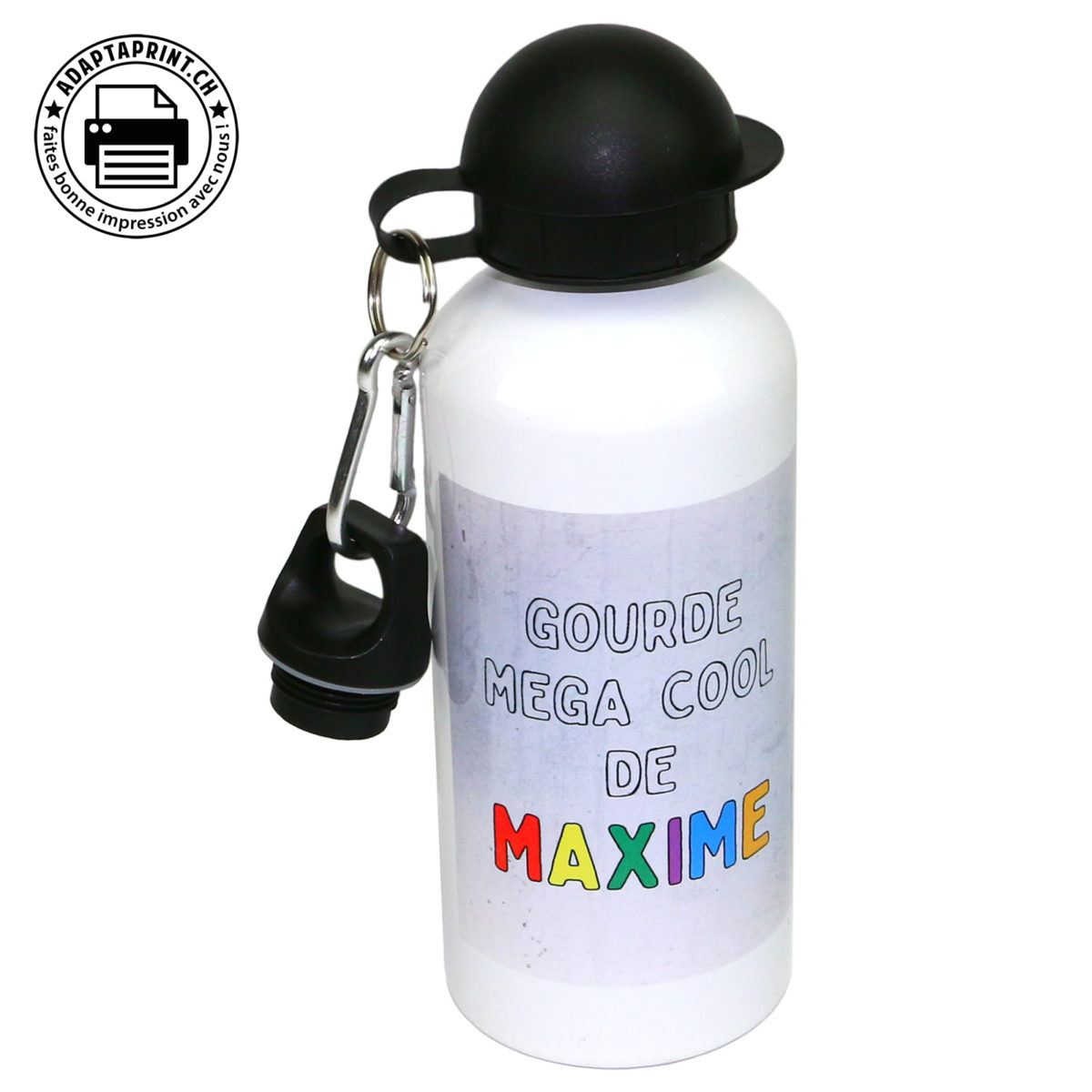 Nouveau: gourdes de 600ml personnalisées