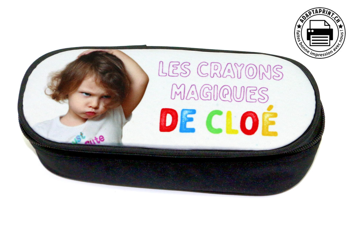 NOUVEAU: trousses d'école personnalisées par sublimation