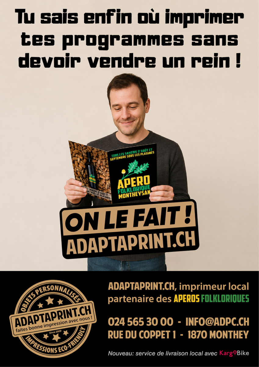 Impression de programmes pour vos manifestations