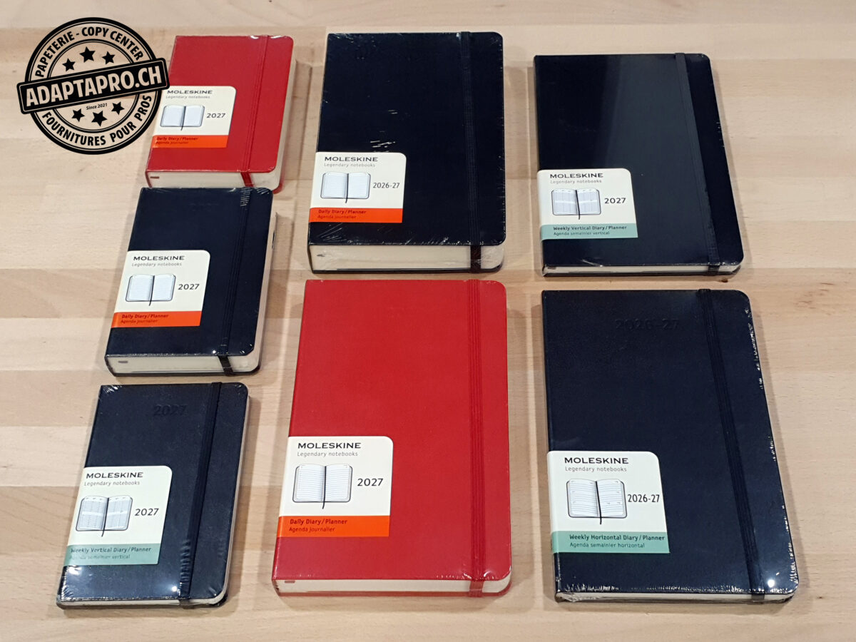 Agendas 2027 : les premiers mod&egrave;les sont arriv&eacute;s chez AdaptaPro !